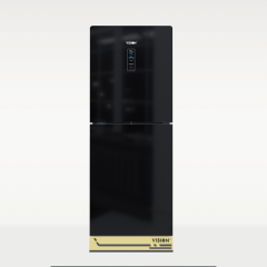 VISION Glass Door Refrigerator RE-285 Liter NF Black